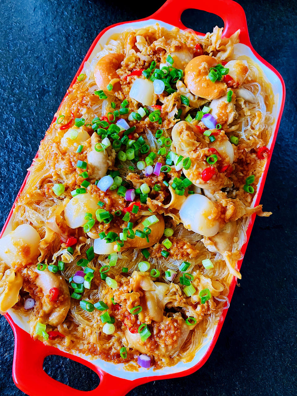 蒜蓉粉丝蒸扇贝