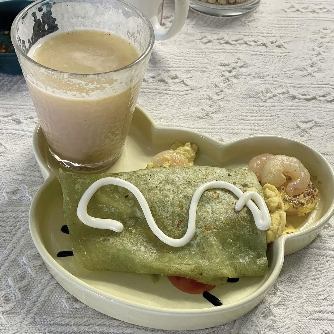 爆浆滑蛋芝士卷饼🌯10分钟元气早餐请拿走‼️