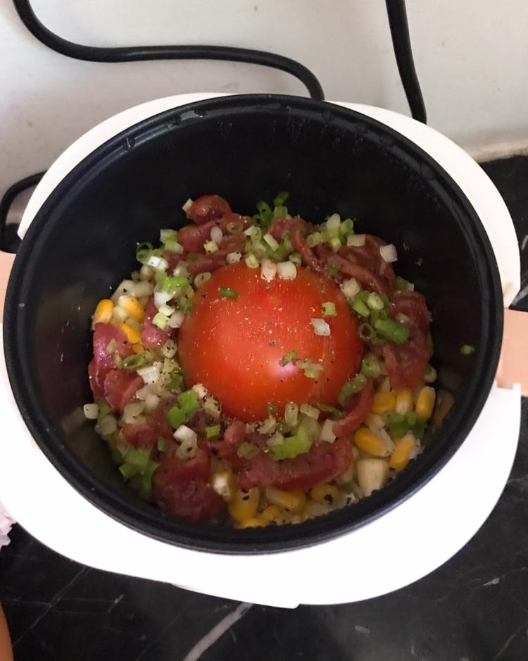 一颗番茄饭 简单的美味