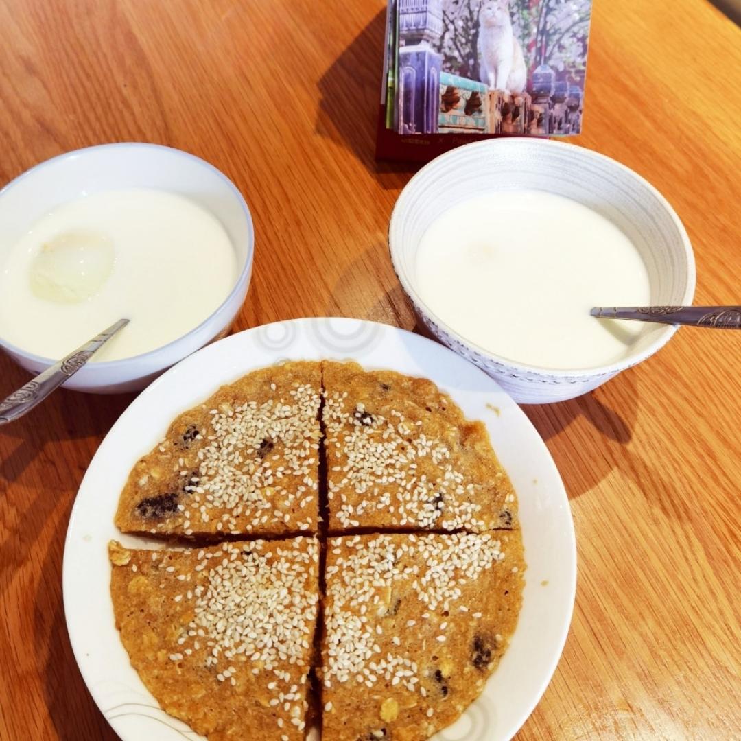 微波饼干碎烘蛋糕-懒人料理