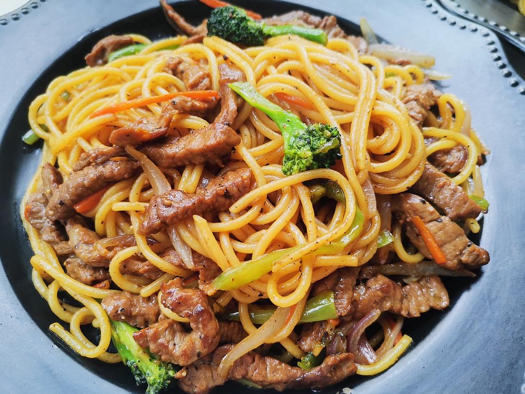 比餐厅好吃的黑椒牛柳意面🍝零失败简单教程