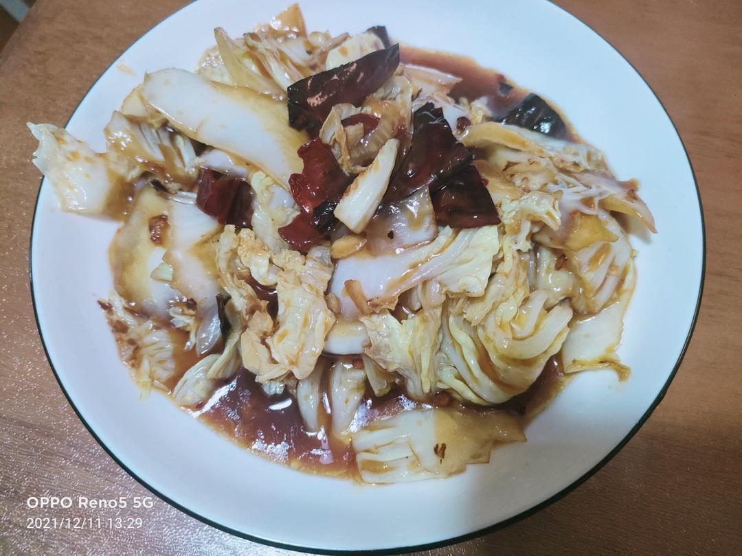 爆下饭的酸辣白菜（零难度）
