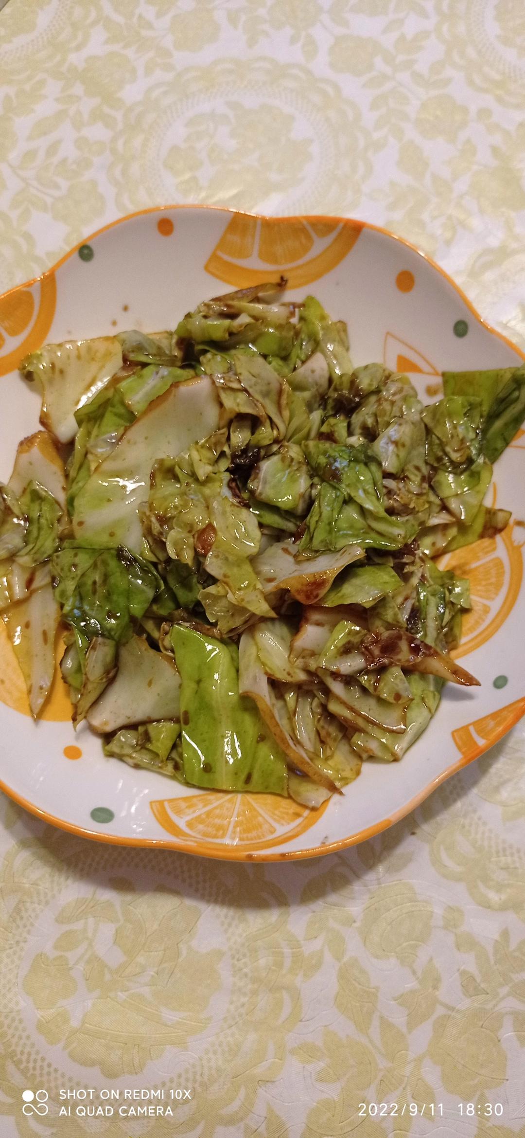 酱爆圆白菜