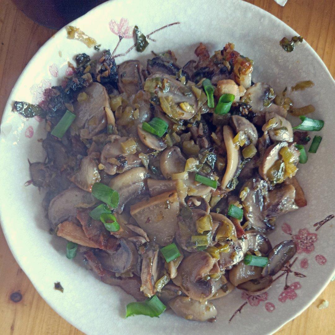 蘑菇炒肉