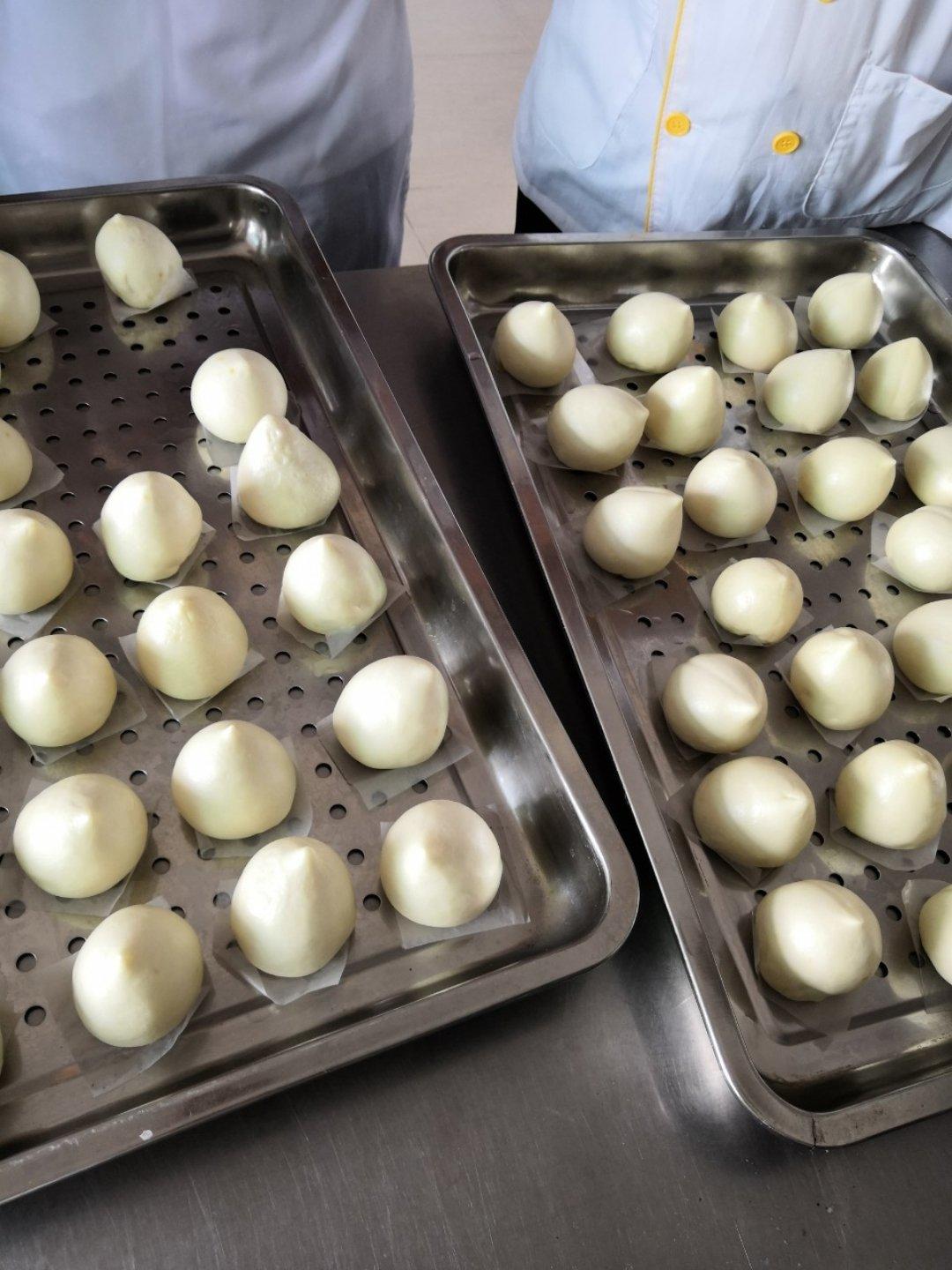 寿桃馒头（水蜜桃馒头）