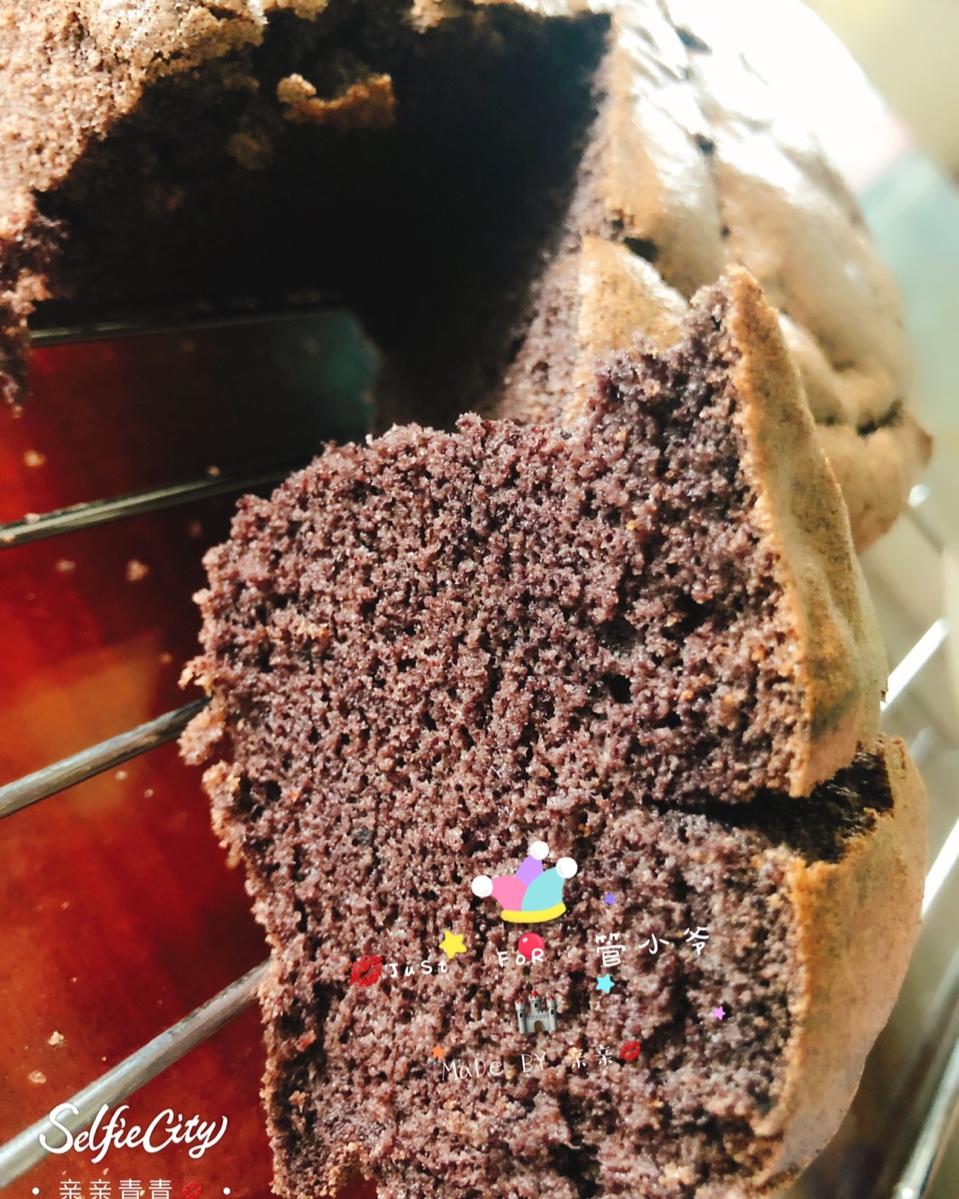 无面粉黑米戚风蛋糕