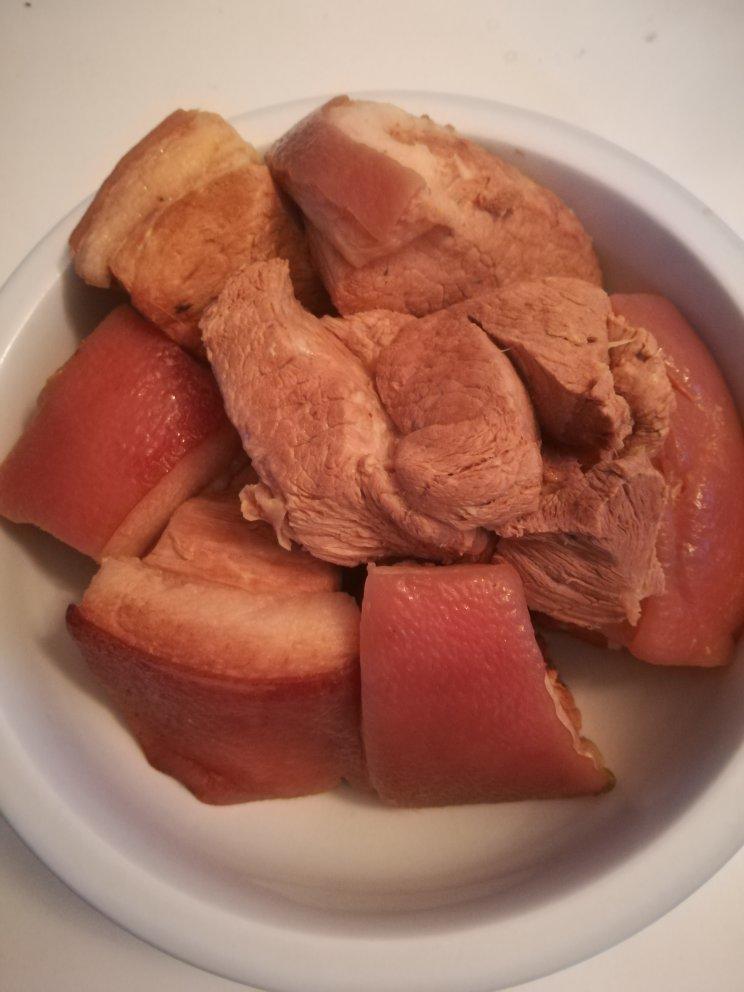 美食知味做的方块肉(半成品)