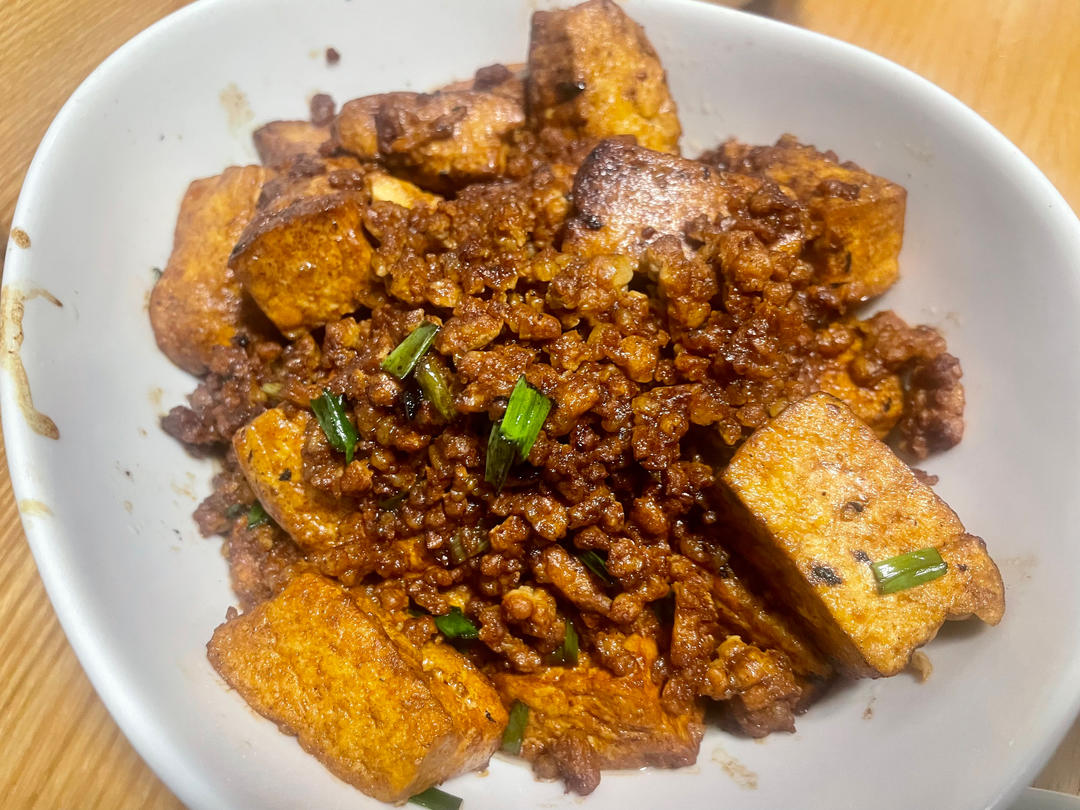 红烧肉末豆腐