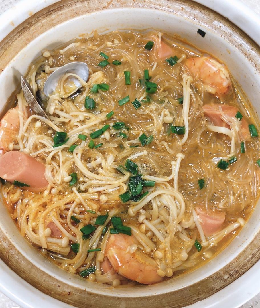 绝啦，秒杀路边摊💥巨好吃的秘汁花甲粉丝煲