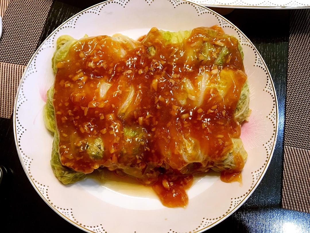 肉酿白菜卷
