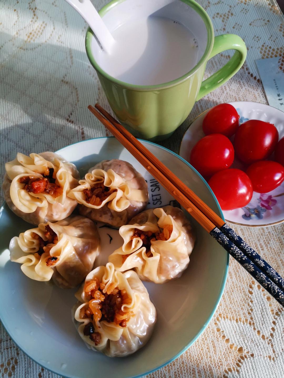 百变饺子皮～腊肉干贝虾仁糯米烧麦