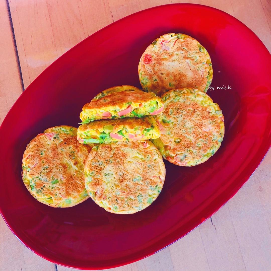 白菜鸡蛋早餐饼
