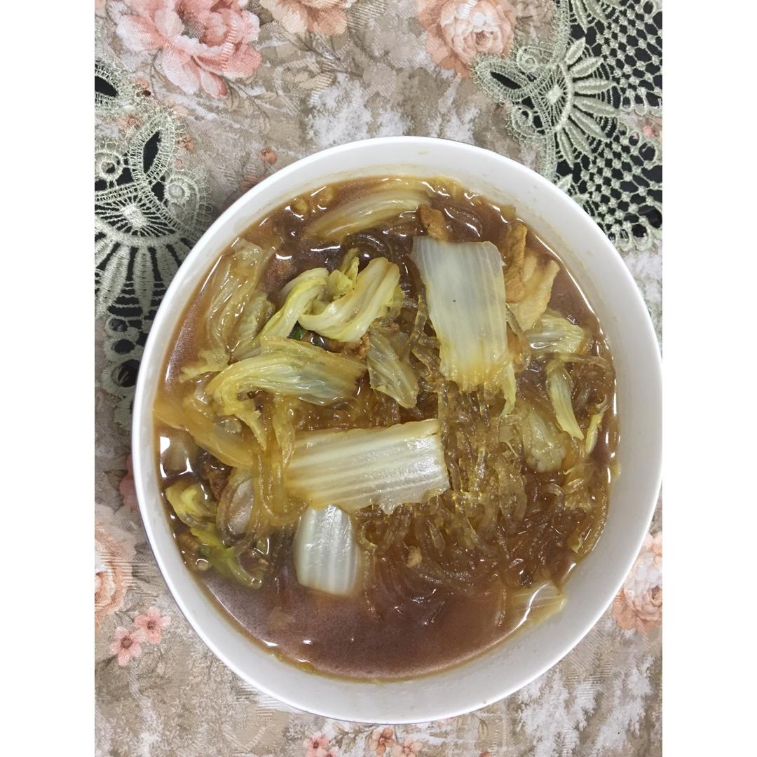 夜心丸澜做的白菜炖粉条