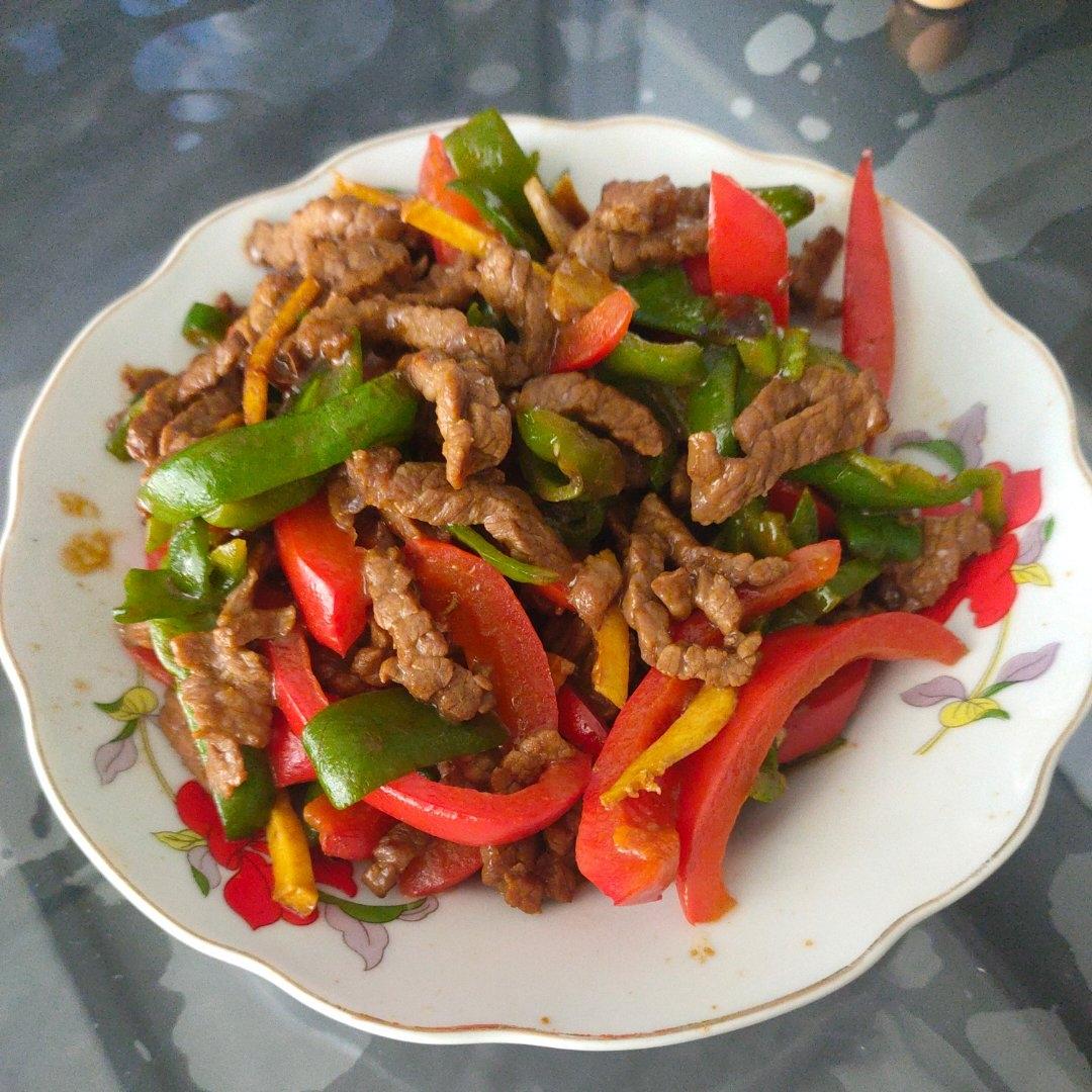 青椒炒牛肉