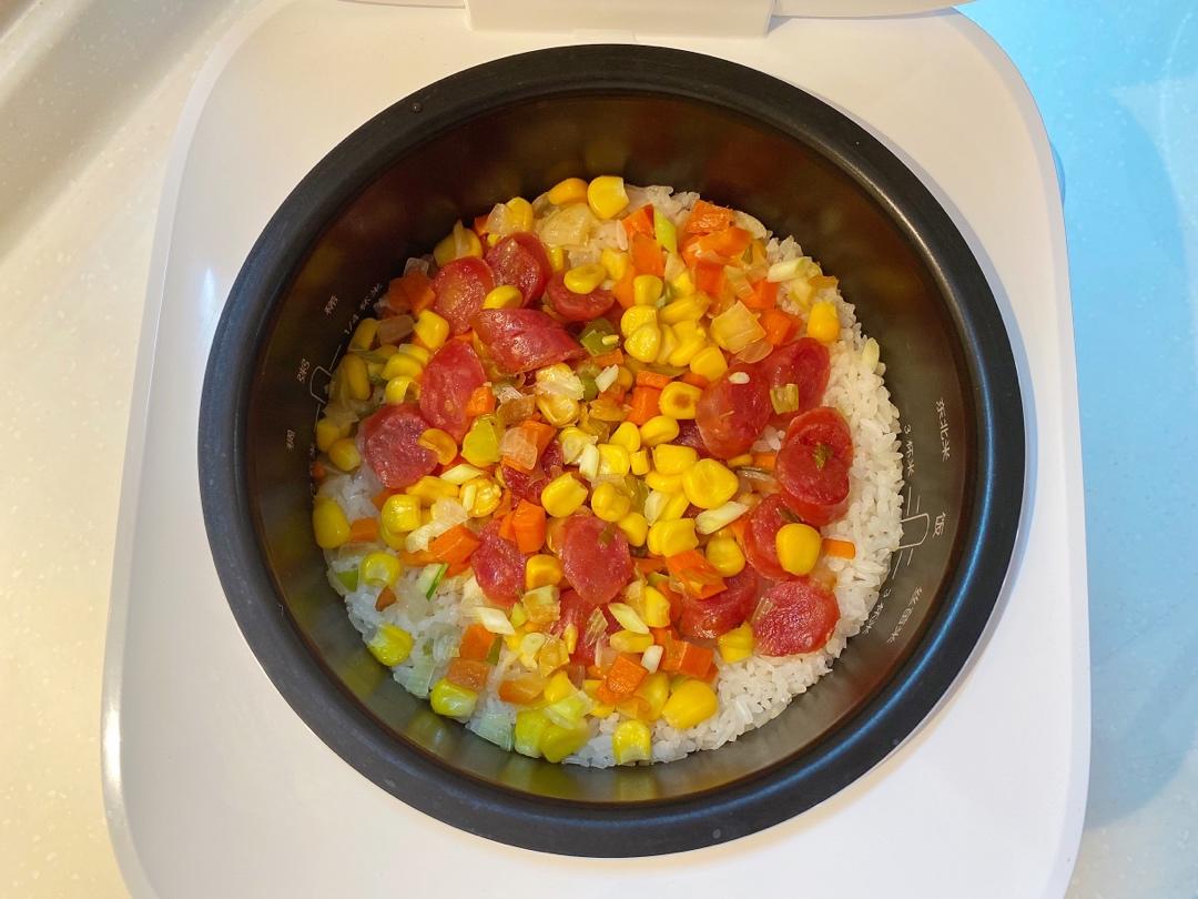电饭煲香肠焖饭