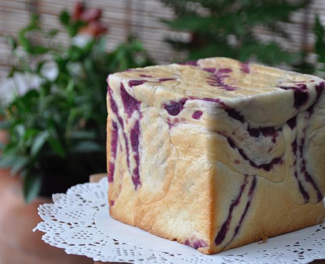 中种大理石纹紫薯吐司的做法
