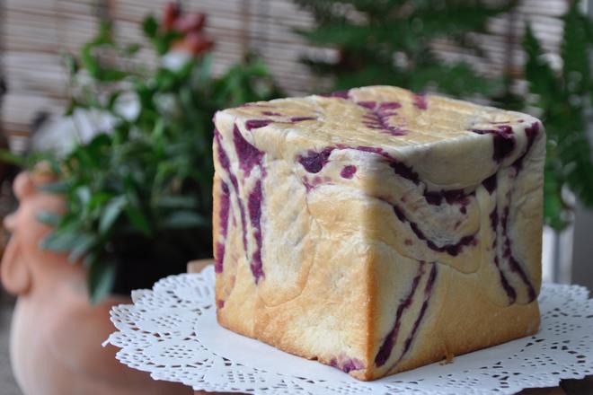 中种大理石纹紫薯吐司的做法