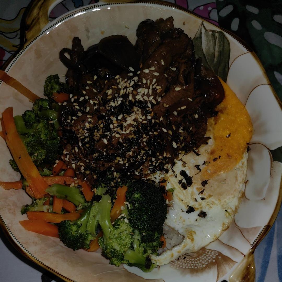 🔥流口水的牛肉盖饭，吃得一粒也不剩‼️