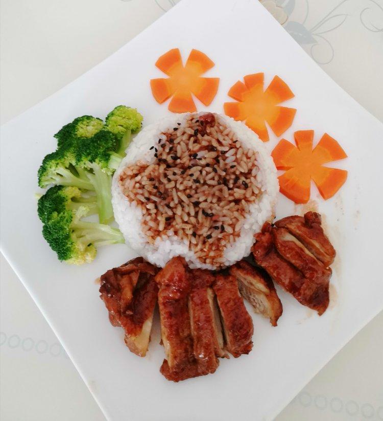 照烧鸡腿饭