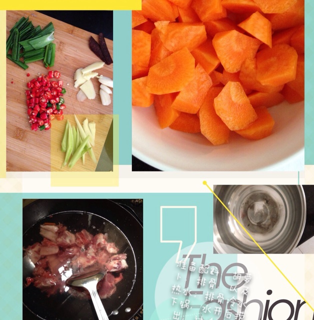 胡萝卜烧排骨