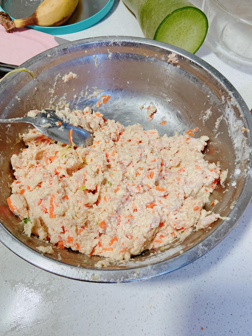 炸豆腐丸子附油炸方法