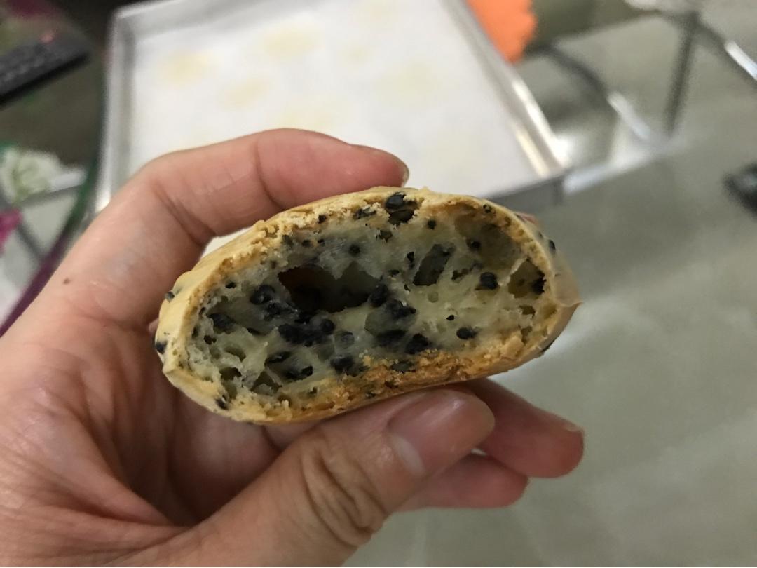 黑芝麻麻薯包(无添加版)