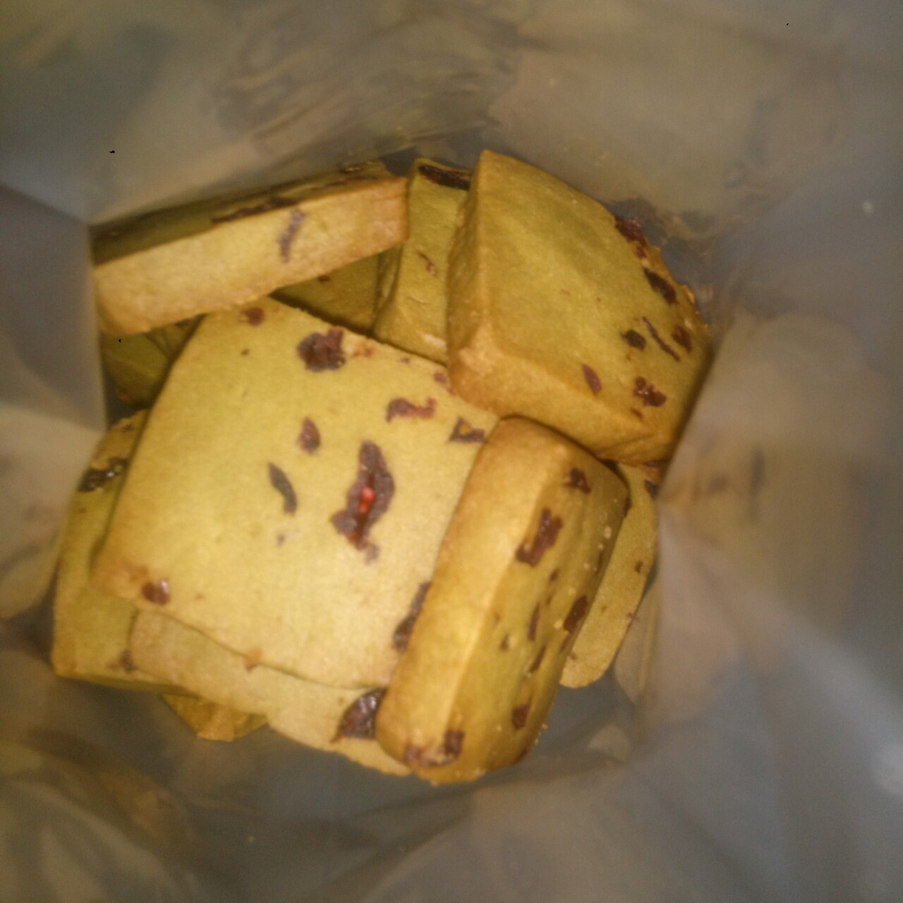 抹茶蔓越莓饼干