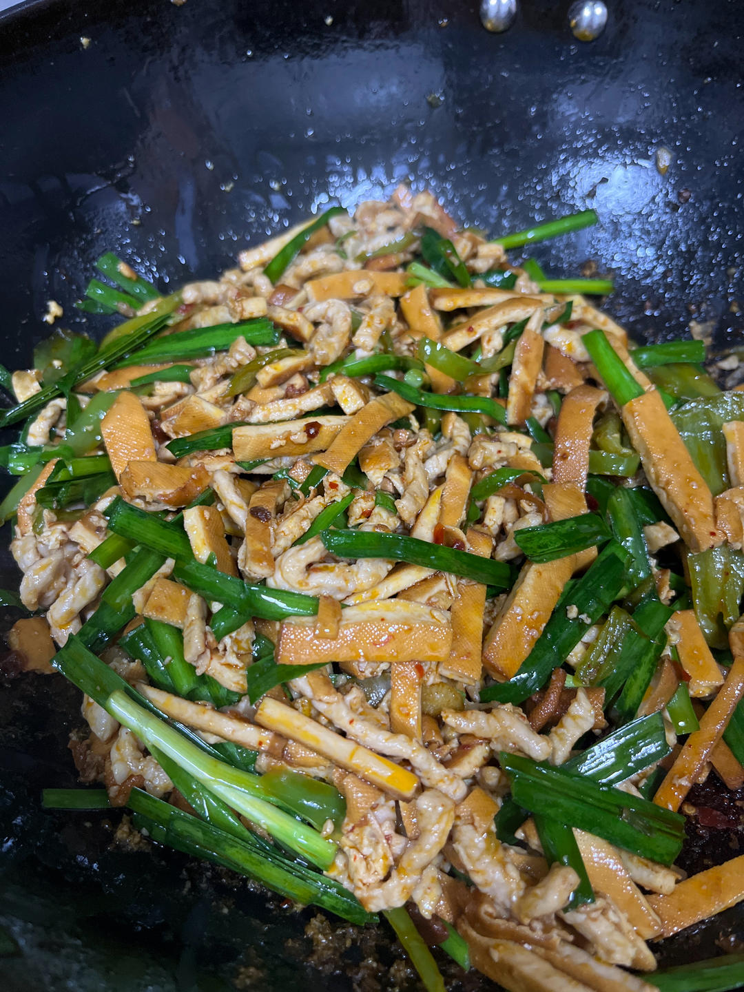 青椒肉丝炒香干