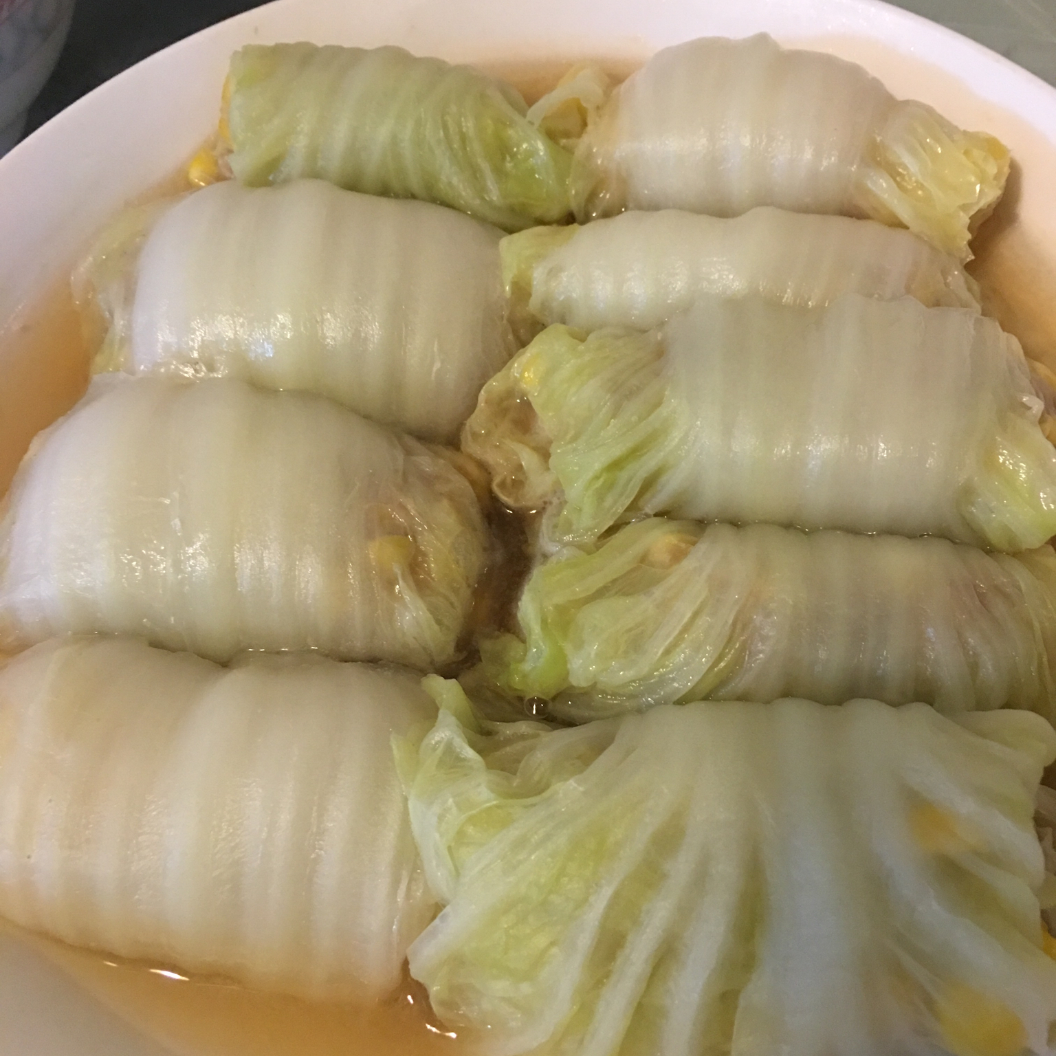 肉沫白菜卷