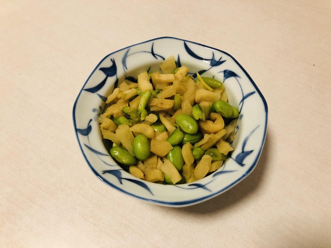 萧山萝卜干炒毛豆（嫩毛豆版）