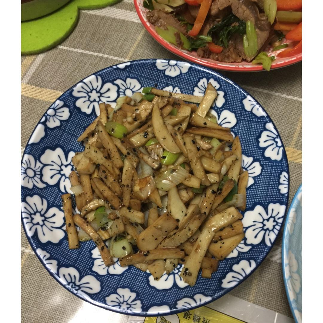 超简单快手菜--蒜香杏鲍菇