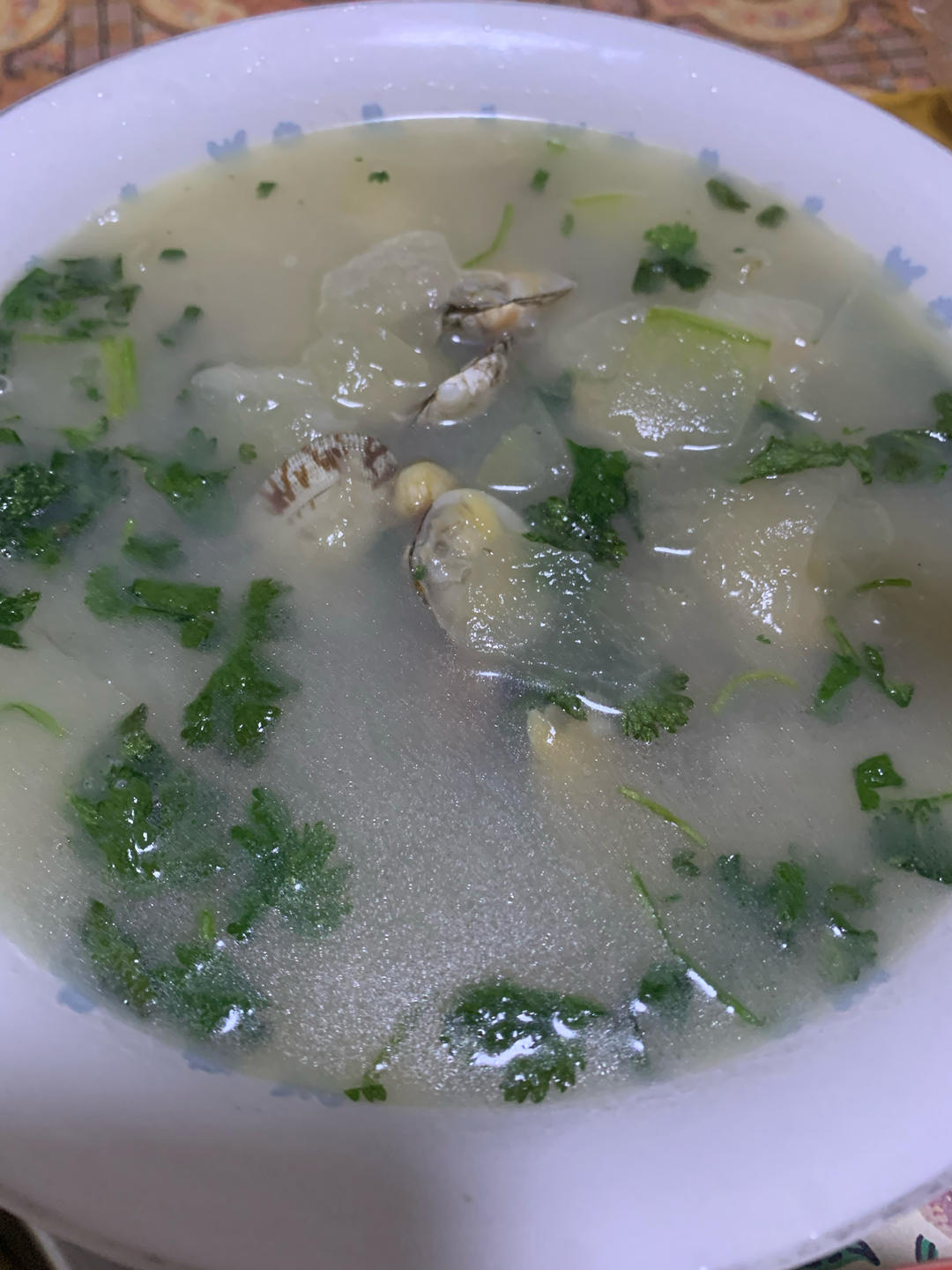 冬瓜花甲汤