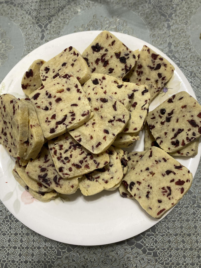 减糖少油的蔓越莓黄油饼干