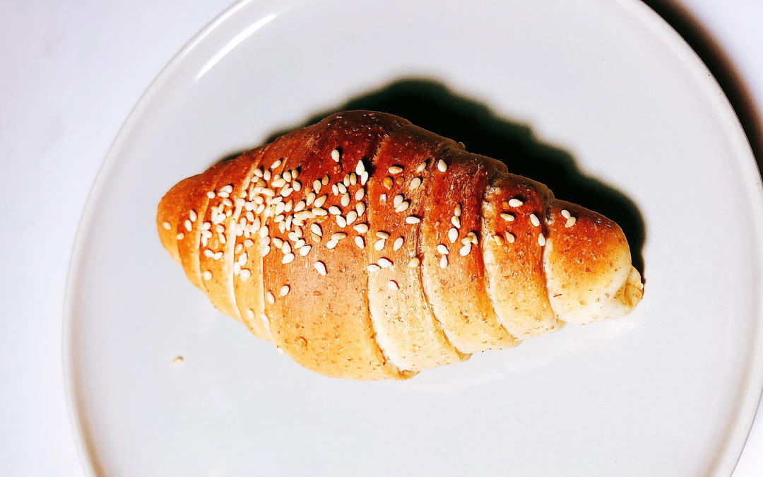 全麦盐面包卷｜日式海盐卷｜永远吃不腻