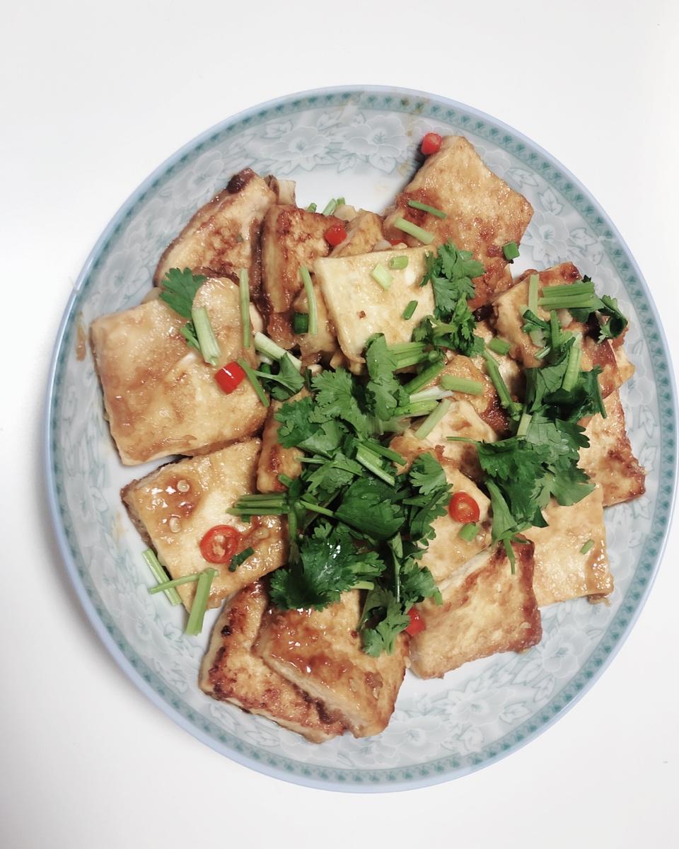 无敌好吃的香煎豆腐