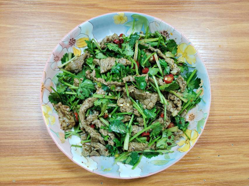 🔥减脂期！灵魂香菜拌牛肉！好吃停不下来！