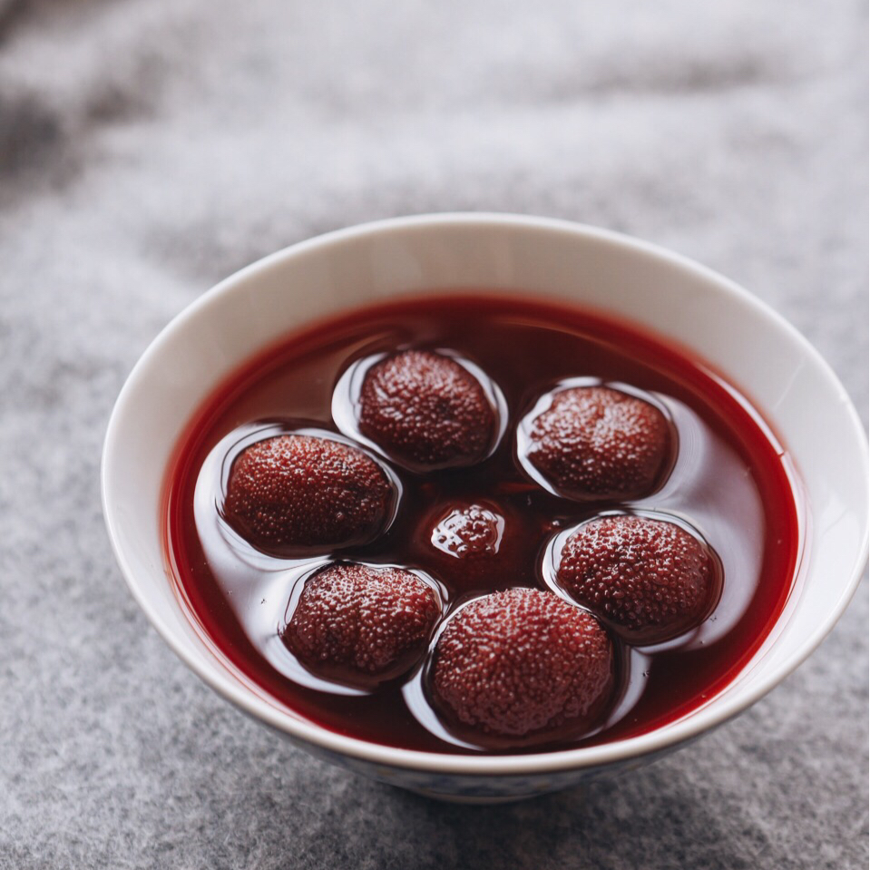 剑若做的冰糖杨梅汤