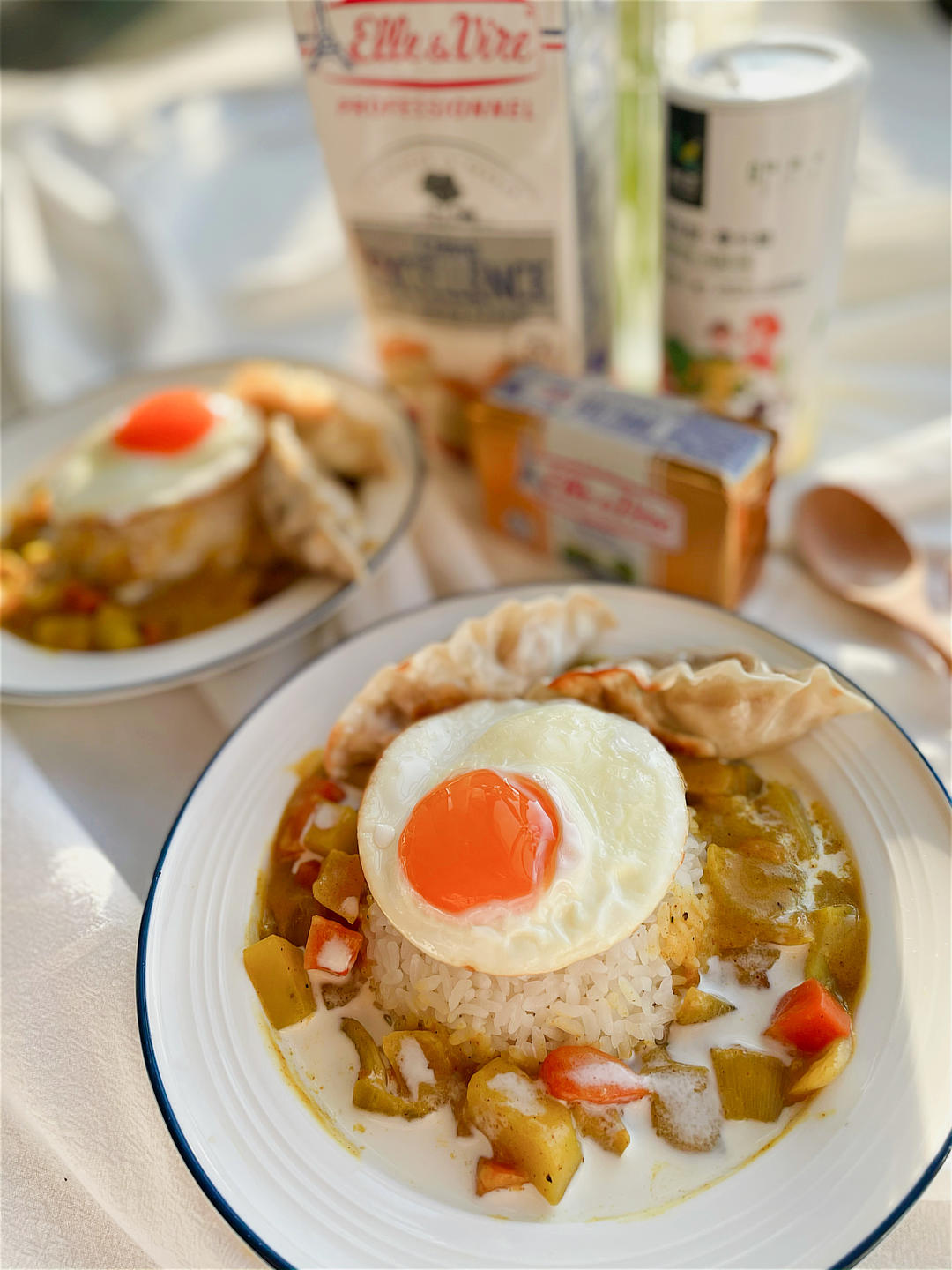 日式纯素奶油咖喱饭的做法