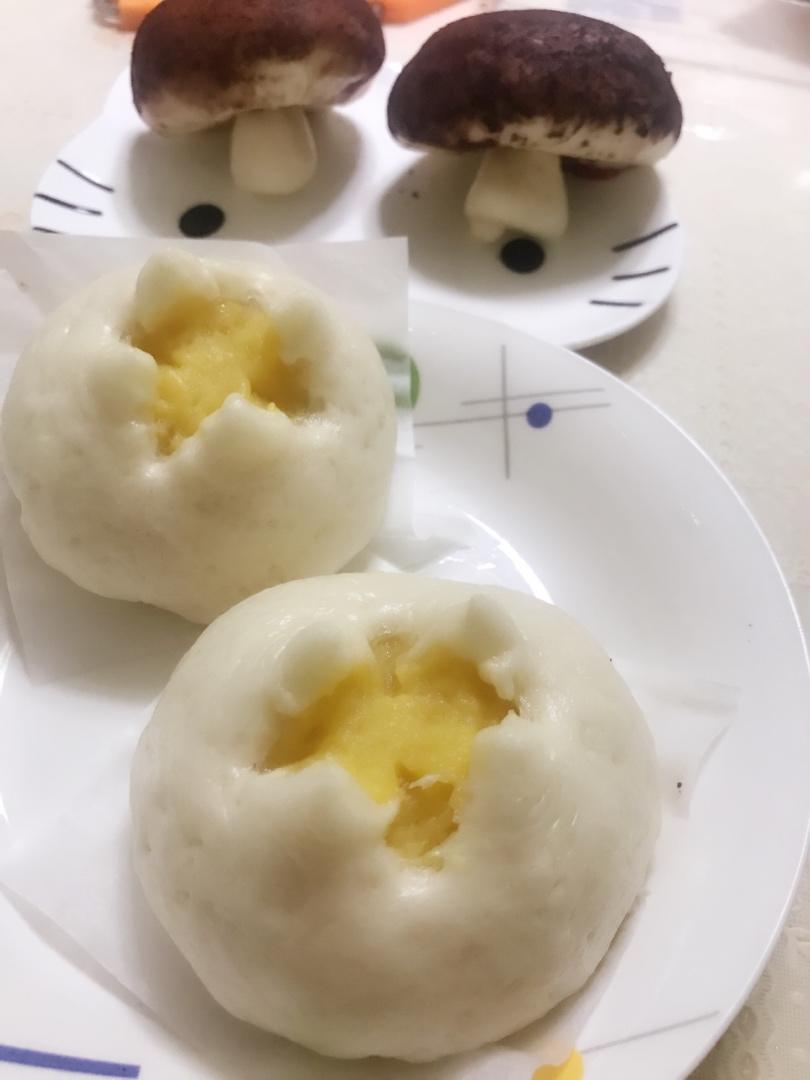 奶黄馅儿和奶黄包