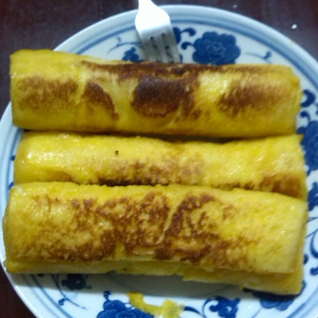 香蕉吐司卷