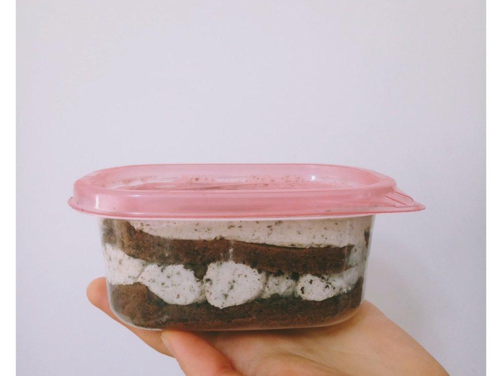 好吃到流泪的奥利奥咸奶油盒子蛋糕