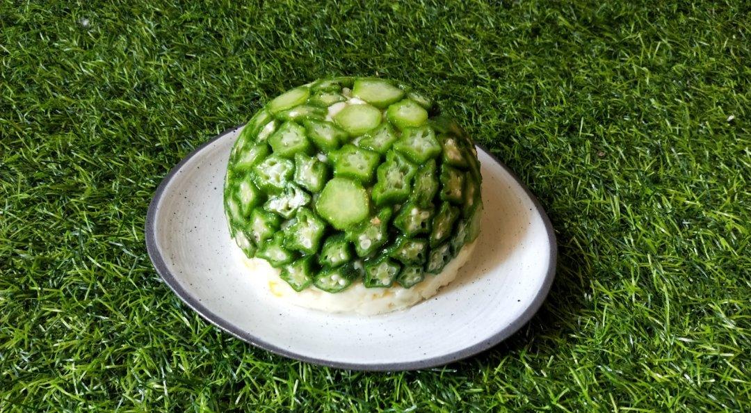 土豆泥秋葵