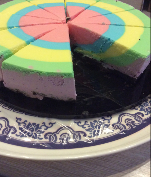 彩虹芝士蛋糕