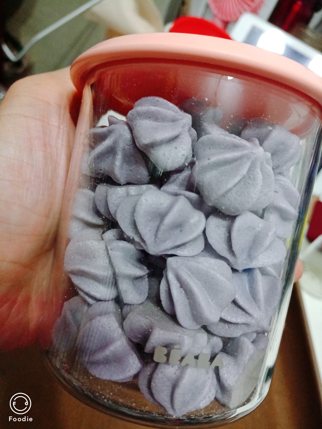 婴儿蓝莓无糖溶豆（蛋白）的做法