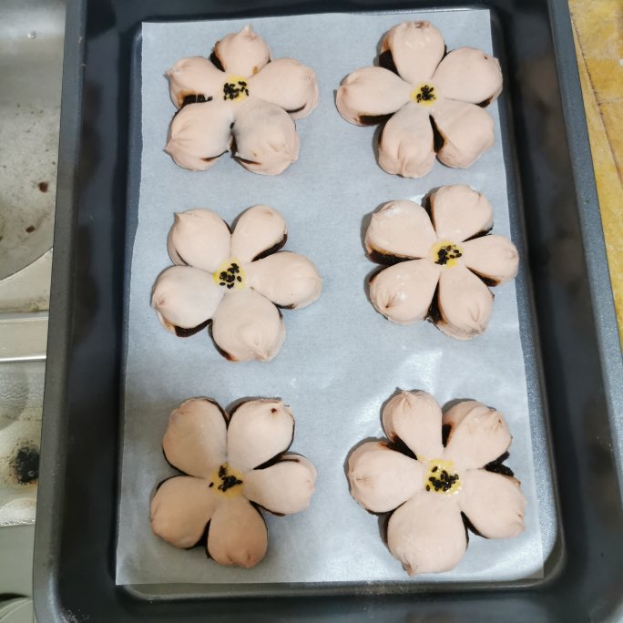 樱花🌸豆沙馅儿小面包 素食