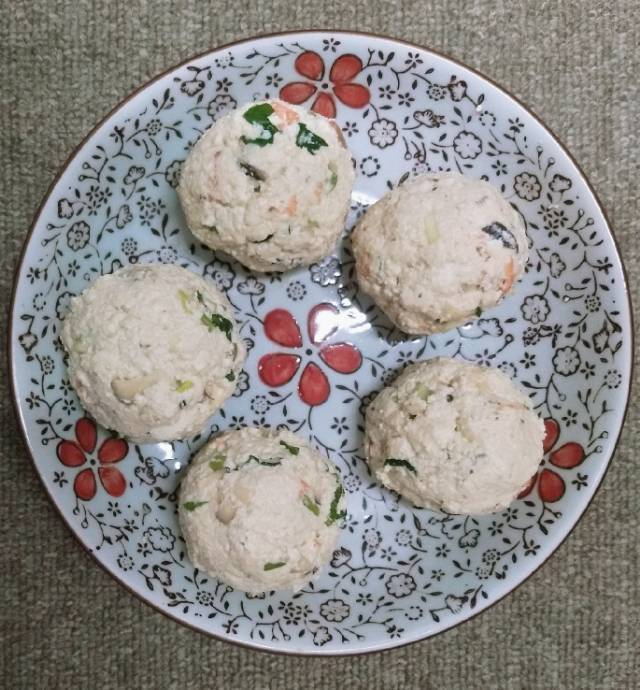蘑菇豆腐素丸子
