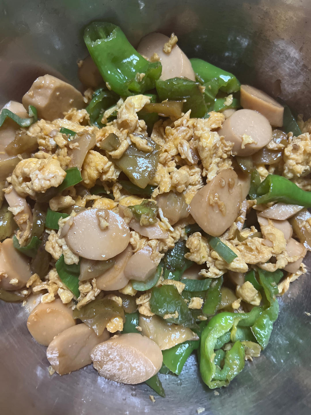 榨菜火腿炒蛋
