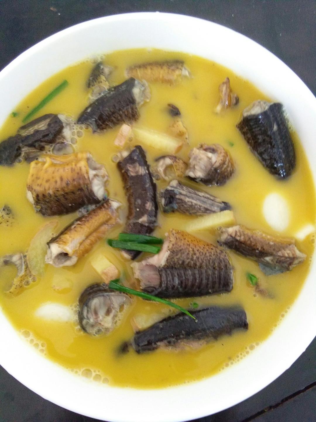 铰做的鳝鱼汤 野生