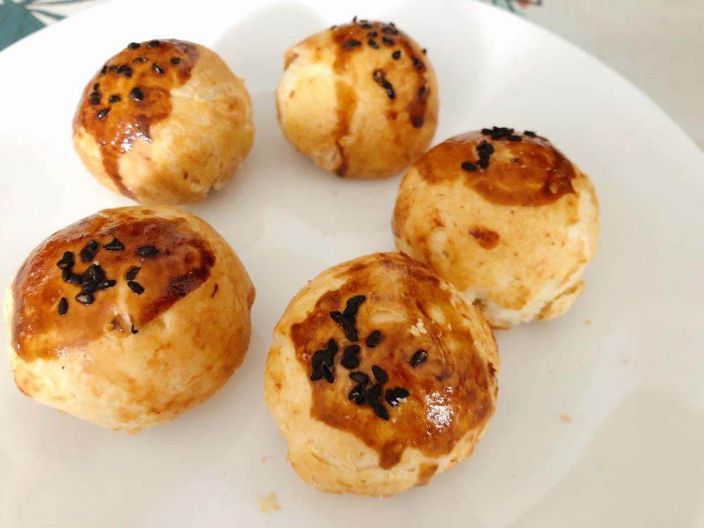 泳式鲜肉榨菜月饼