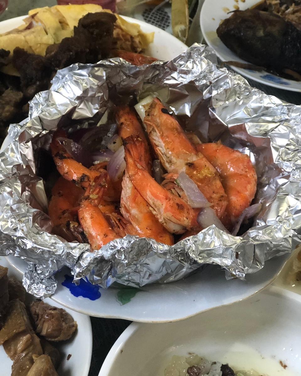 创意菜（火焰虾）